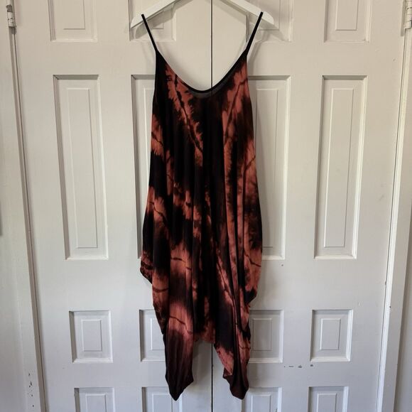 Razmata’zz Made USA Tie Dye Jumper Small Drop Crotch Pockets Festival Boho EUC - Picture 2 of 12